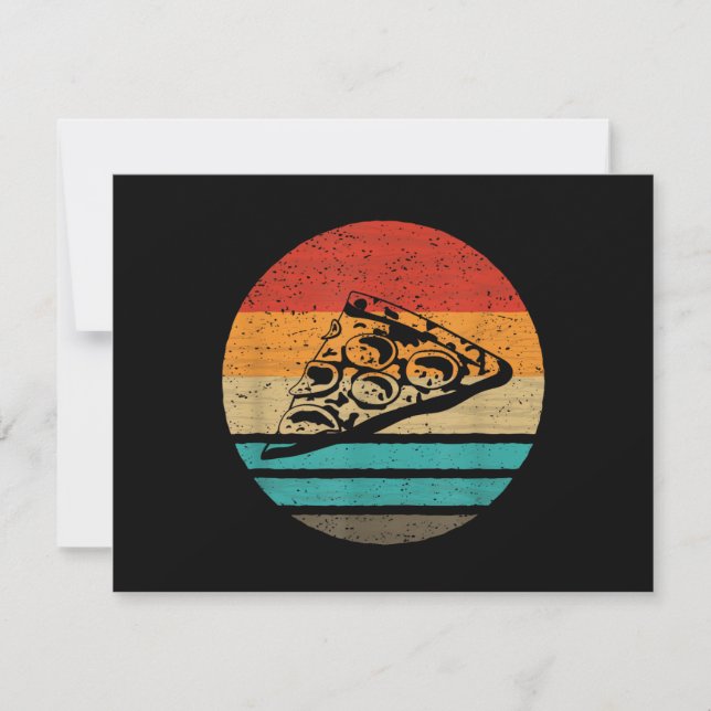 Pizza Slice Retro Style Vintage (Vorderseite)