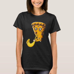 Pizza Slice Saxophone Music Saxophonist Mu T-Shirt