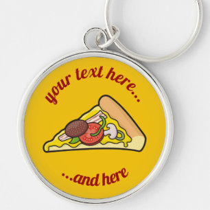 Pizza Slice Schlüsselanhänger
