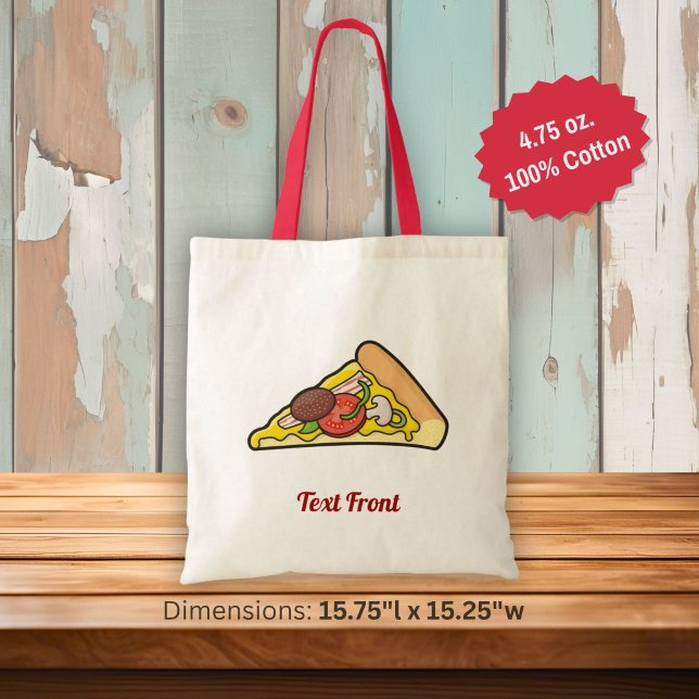 Pizza Slice Tote Bag Tragetasche (Von Creator hochgeladen)