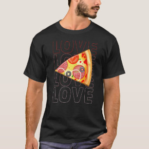 Pizza Slice Valentines Paare Matching Pajamas Fo T-Shirt