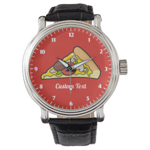 Pizza Slice Wristwatch Armbanduhr