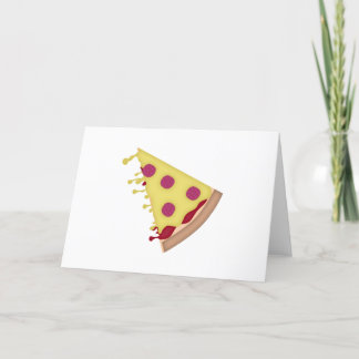 Pizza Slices Feiertagskarte