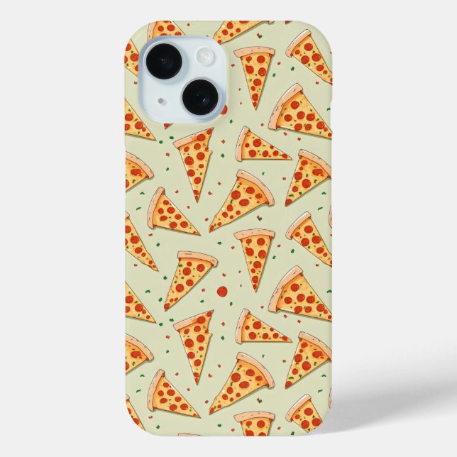 Pizza Slices Pattern Case-Mate iPhone Hülle (Rückseite)