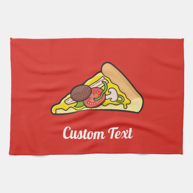 Pizza Slide Handtuch (Horizontal)