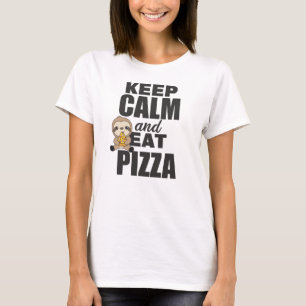 Pizza Sloth Pizza Lovers Funny Sprichwort T-Shirt