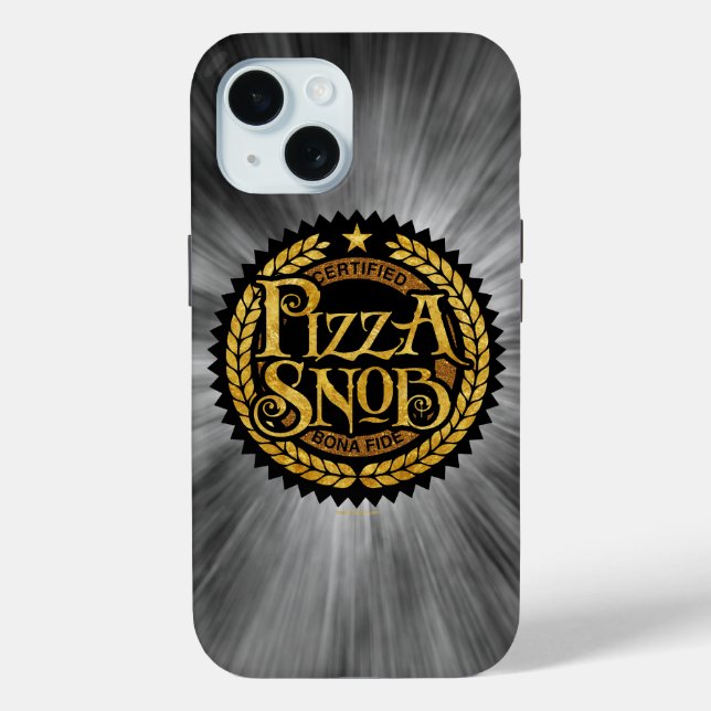 Pizza Snob - lustiger Pizzafreund Case-Mate iPhone Hülle (Rückseite)