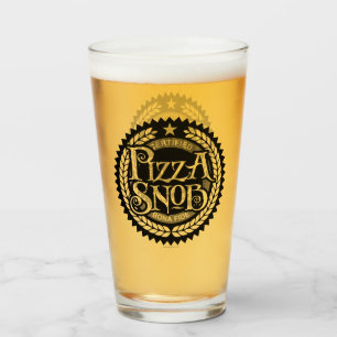 Pizza Snob - lustiger Pizzafreund Glas