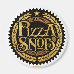 Pizza Snob - lustiger Pizzafreund Magnet
