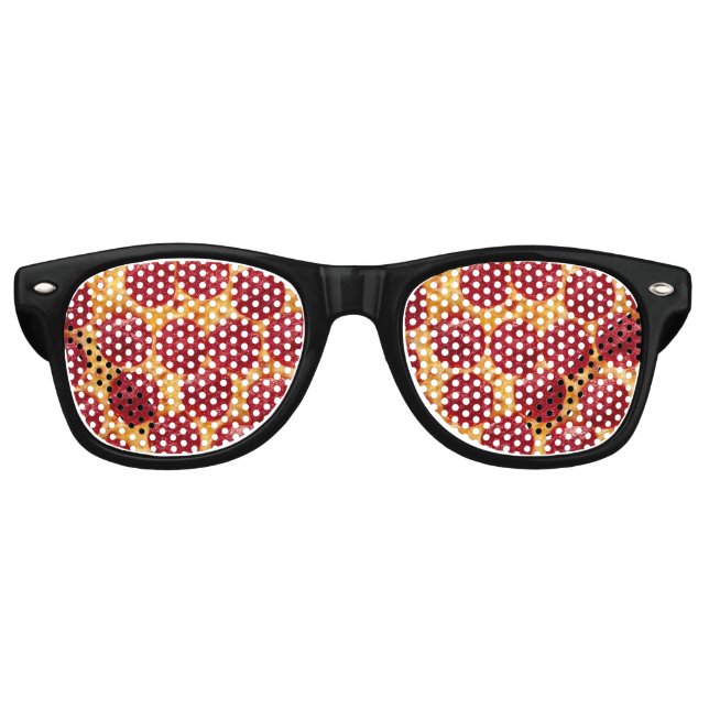 Pizza-Sonnenbrille Partybrille (Vorderseite)