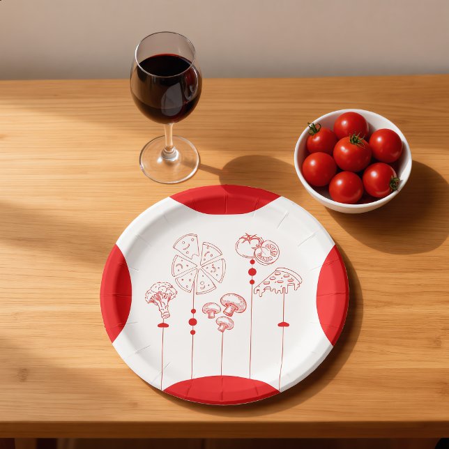 Pizza Special Delivery Baby Dusche Pappteller (Von Creator hochgeladen)
