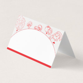 Pizza Special Delivery Blank Platzkarte