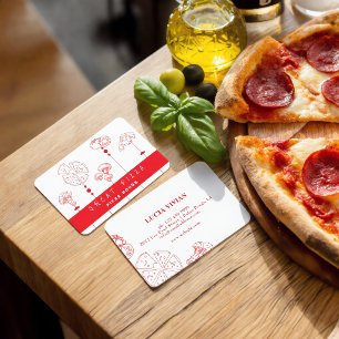 Pizza Special Delivery Business Card Visitenkarte