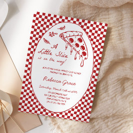 Pizza-Speziallieferung Baby Shower Einladung