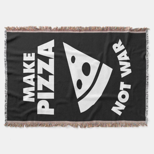 Pizza statt Krieg Decke (Vorderseite)