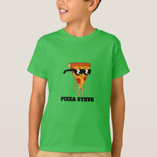 Pizza Steve T - Shirt für Kinder