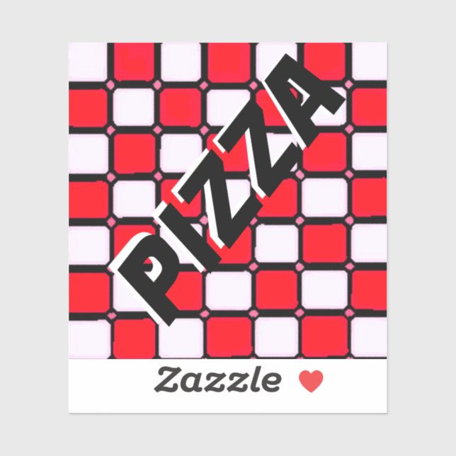 PIZZA STICKER (Blatt)