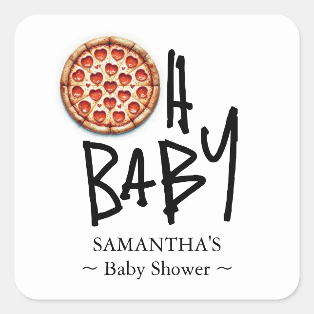 Pizza Stickers Oh Baby (Vorderseite)