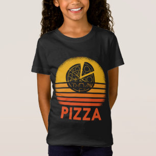 Pizza Sunset Retro Vintag Carb Lover Feinschmecker T-Shirt