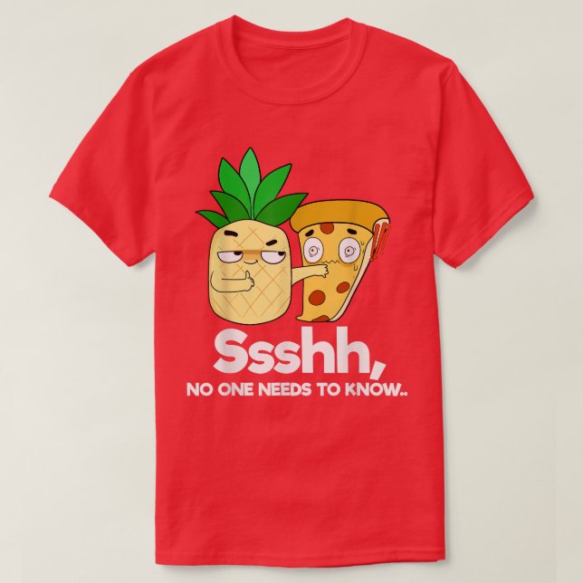 Pizza-T - Shirt (Design vorne)