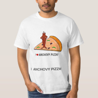 Pizza-T - Shirt der Sardellen-I <3