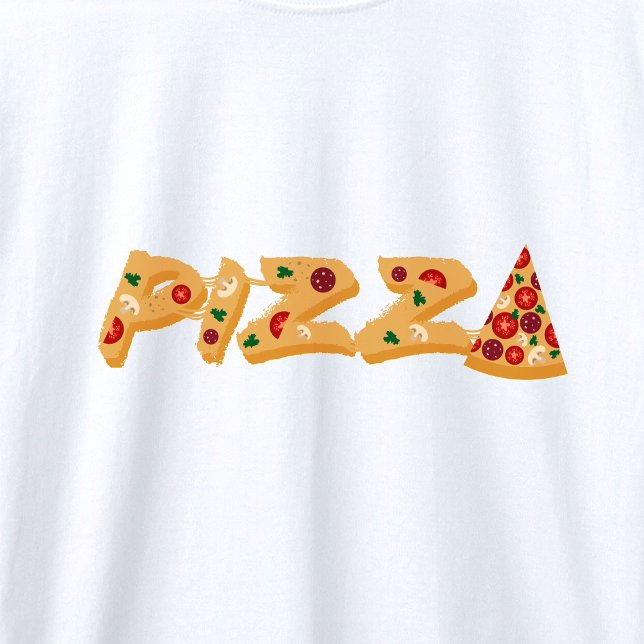 Pizza T - Shirt | DP7Art (pizza t shirt, pizza lover, addicted, funny, food, foodie, vlogger, blogger, content creator, funny)