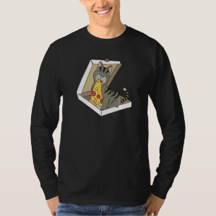 Pizza Tabby Katze Haustier T-Shirt