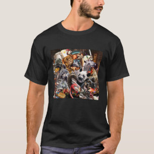 Pizza Taco Tiere Selfie im Restaurant 1 T-Shirt