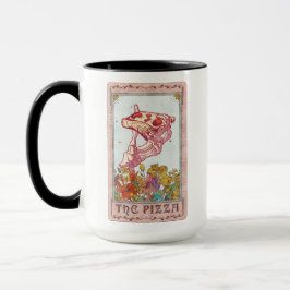 Pizza Tarot Card Funny Tarot Skelett Tasse