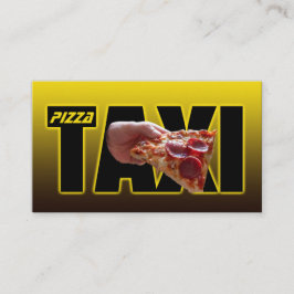 Pizza taxi pizzaservice taxi pizza cai visitenkarte