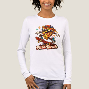 Pizza Thrash Lustiges Skate Pizza Shirt
