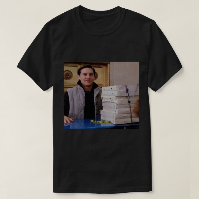 Pizza Time Classic T-Shirt (Design vorne)