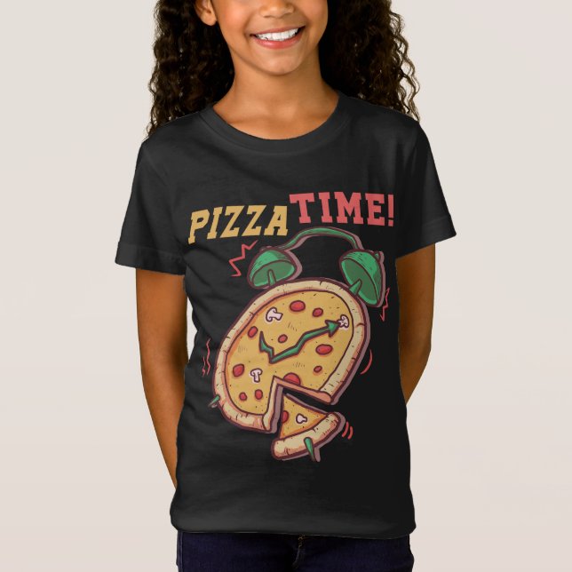 Pizza Time Funny Pizza Pizza Pizzeria Pizzeria Ita T-Shirt (Vorderseite)