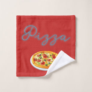 Pizza-Torte Waschlappen