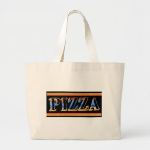 Pizza Tote Bag Jumbo Stoffbeutel