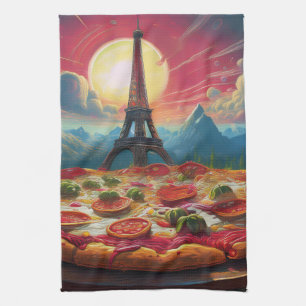 Pizza Tower Geschirrtuch