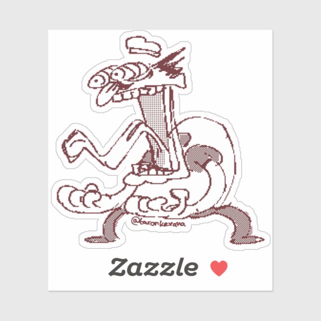 Pizza Tower Peppino Spaghetti Sticker (Blatt)