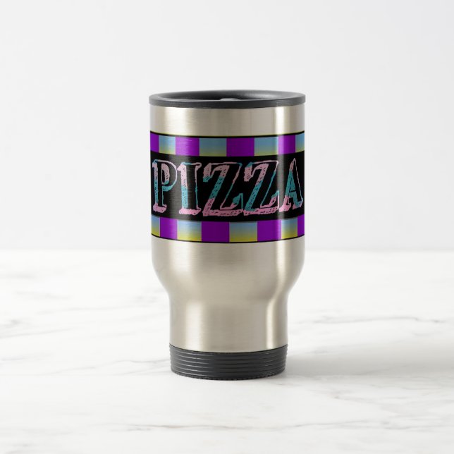 Pizza Travel Mug Reisebecher (Mittel)