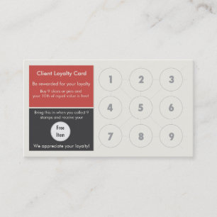 Pizza-Treue-Business Card Stempelkarte Treuekarte