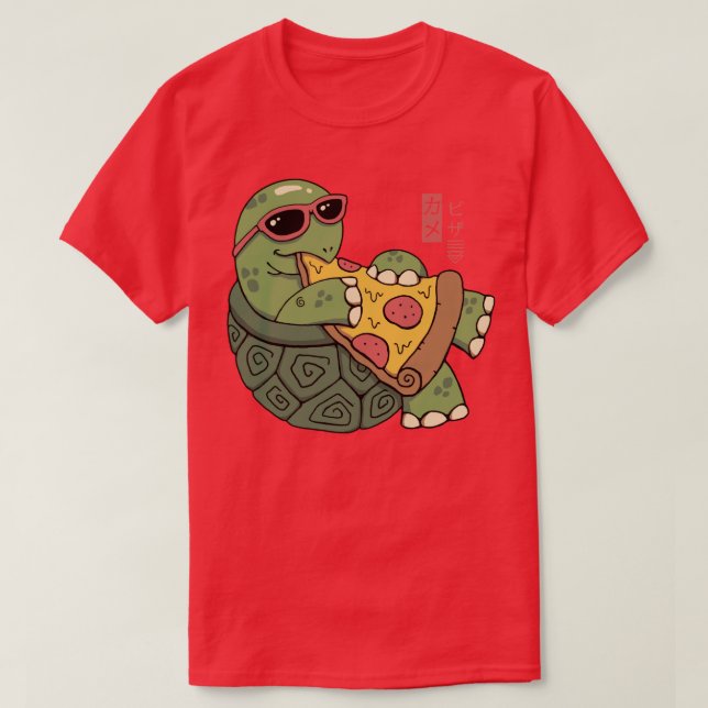 Pizza Turtle T-Shirt (Design vorne)
