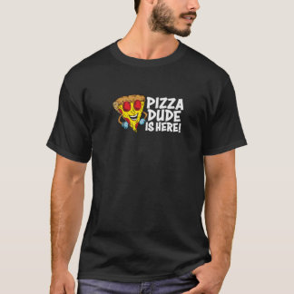 PIZZA-TYP IST DA - Lustiger 80er 90er Vintage-Film T-Shirt