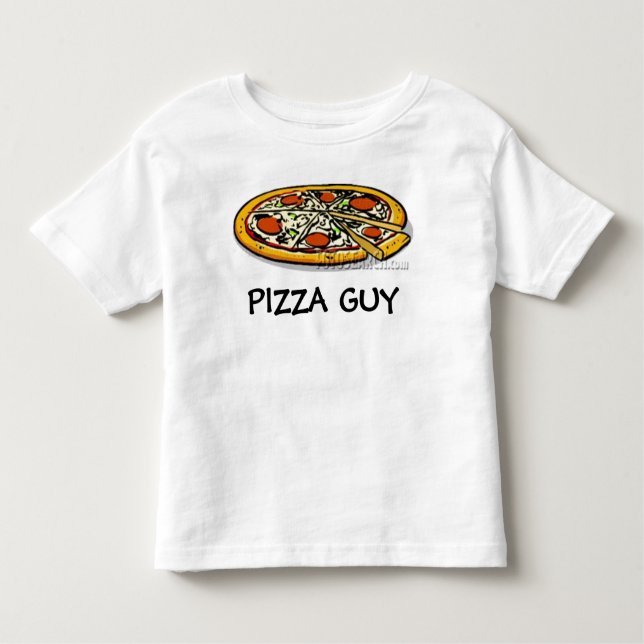 PIZZA-TYP KLEINKIND T-SHIRT (Vorderseite)