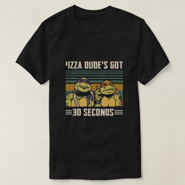 PIZZA-TYPEN GOT 30 SEKUNDEN T-Shirt (Design vorne)