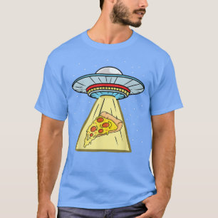 Pizza Ufo Abduction Pizza Lover T - Shirt