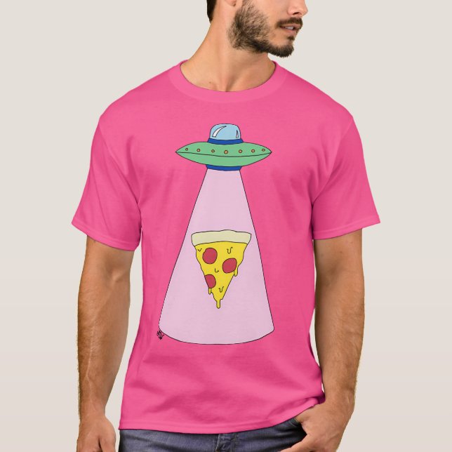Pizza Ufo T-Shirt (Vorderseite)