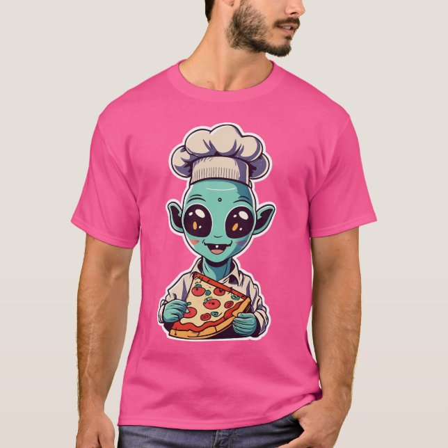 Pizza Ufo T-Shirt (Vorderseite)