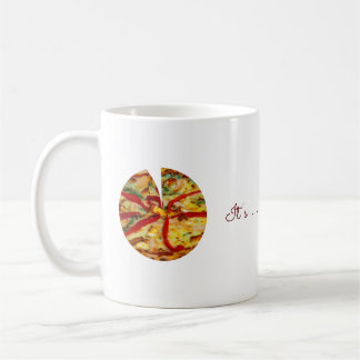 Pizza Uhrzeit Kaffeetasse