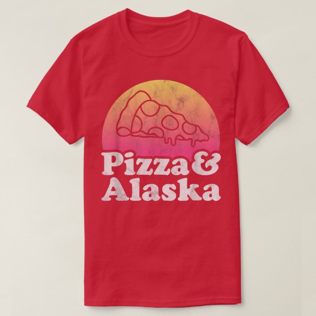 Pizza und Alaska512 T-Shirt (Design vorne)