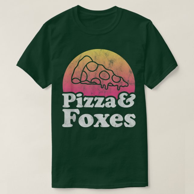 Pizza und Foes oder Fo T-Shirt (Design vorne)