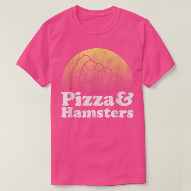 Pizza und Hamster oder Hamster  T-Shirt (Design vorne)